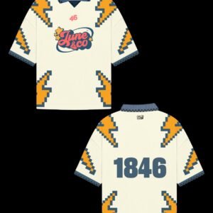 June & Co x Johnandco Vintage V‑Collar Jersey