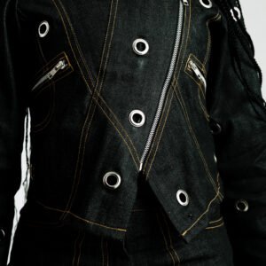 1801 John&co Eyelet Embellished Denim Jacket & Pants